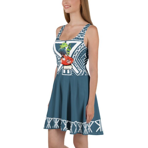 Bloom Pattern Skater Dress - Image 3