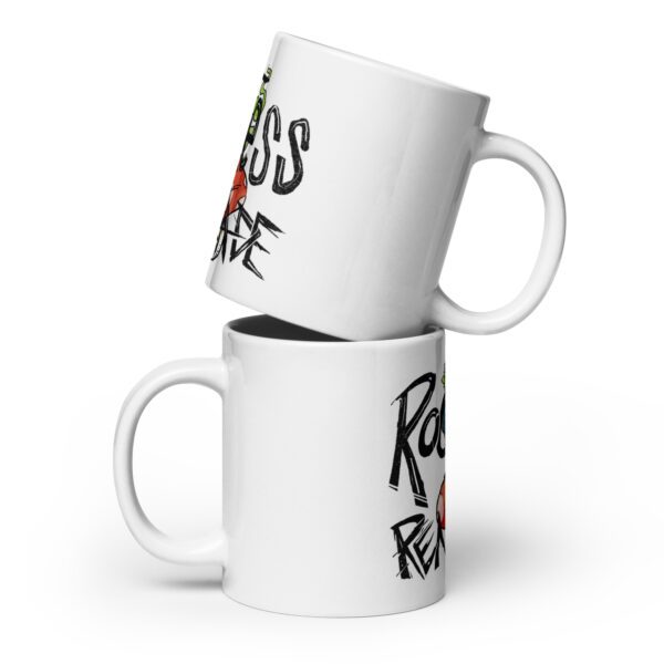 Rootless Renegade White glossy mug - Image 3